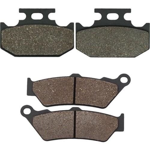 Cyleto Motorcycle Front and Rear Brake Pads for YAMAHA DT125 DT 125 2005 2006