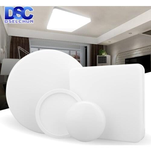 Ceiling Led Light Panel Round Surface Mount 48W 36W 24W 18W 13W 9W 6W Panel Light AC 85-265V Ultrathin Square Ceiling Lamp