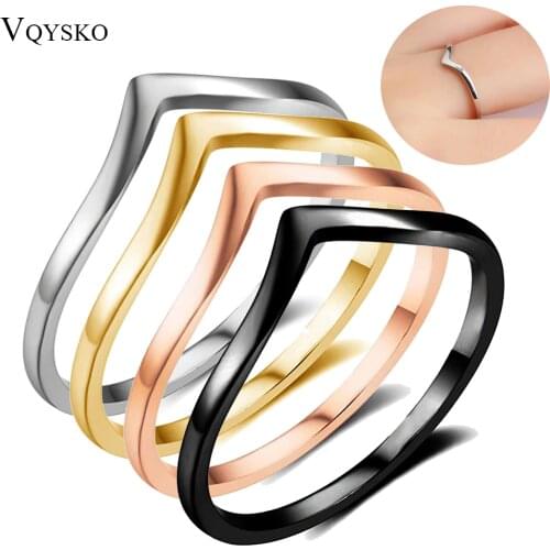 Simple 2mm Thin Couple Wedding Rings for Women Jewelry Gift Stainless Steel Anti-allergy Smooth Slim Knuckle Rings Wholesale
