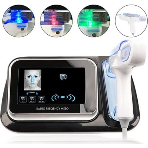 RF No Needle Mesotherapy Gun With Led Lighte Therapy Anti-Wrinkle Skin Whitening Moisturizing Skin Care Machine Beauty Salon