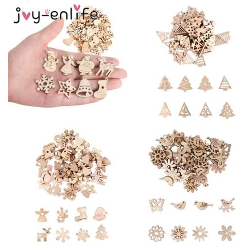 Christmas Wooden Mini Snowflake Tree Wood Chips Xmas Tree Decor Ornaments Christmas Decorations for Home New Year Navidad noel