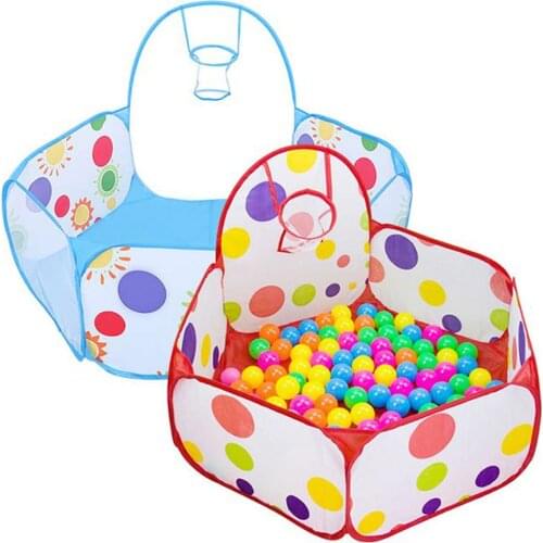 Foldable Ball Pool Ocean Ball Game Pool Kids Playpen Toy Washable Round Children Game Play Tent In/Outdoor Playing House Pits