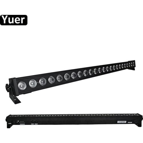 24x3W LED Wall Washer Lights RGB 3IN1 Bar Stage Effect Music Lighting DMX512 LED Modern Decorative Lamp For Party DJ Disco