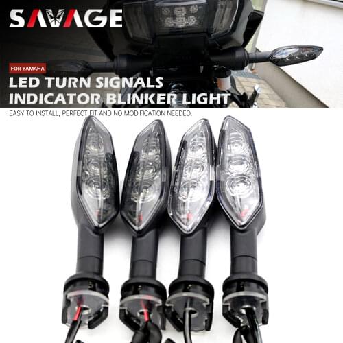 LED Turn Signal Indicator Light For YAMAHA FZ16 V-MAX 1700 XT1200Z XT1200ZE WR250X WR250R Motorcycle Blinker Front or Rear