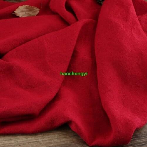 Special craft brand order yarn-dyed pure linen high-end fabric
