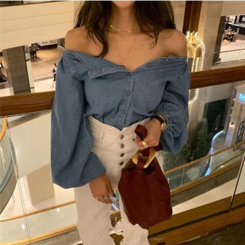 YMXJYWL Womens Denim Shirts