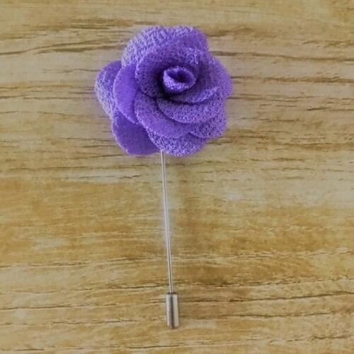 1Pcs Best Man Groom Boutonniere Cloth Rose Flower men buttonhole Wedding Party Prom Man Suit Corsage Pin Brooch