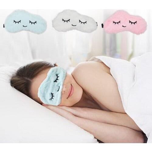 1Pc Eyeshade Sleeping Eye Mask Cover Eyepatch Blindfold Portable Night Sleeping Travel Rest Relax Aid Eye Shade Cover Soft Pad
