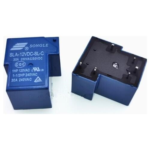 2PCS/LOT 6PIN Power Relay SLA-5VDC-SL-C SLA-12VDC-SL-C SLA-24VDC-SL-C 5V 12V 24V