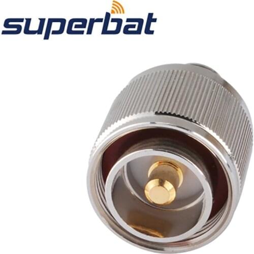 Superbat 5pcs L27-N Adapter L27 Plug to N Jack Straight RF Coaxial Connector