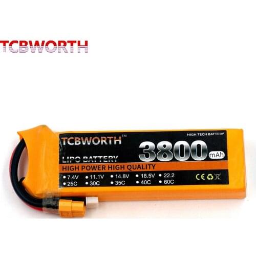 RC Airplane LiPo Battery 3S 11.1V 3800mAh 35C 60C For RC Helicopter Car Boat Quadcopter Drone Tank 3S Li-Polymer Batteries