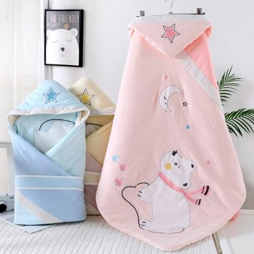 Baby Bathrobe Cute Animal Cartoon Baby Blanket Kid Hooded Bathrobe Toddler Baby Bath Towels Newborn Baby Blanket Childrens Towel