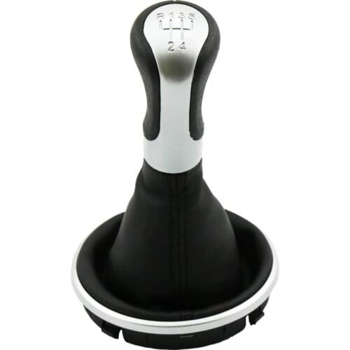 For Skoda Fabia 2 II MK2 Combi Scout 2007 2008 2009 2010 2011 - 2014 New Car 5 Speed Gear Stick Shift Knob With Leather Boot