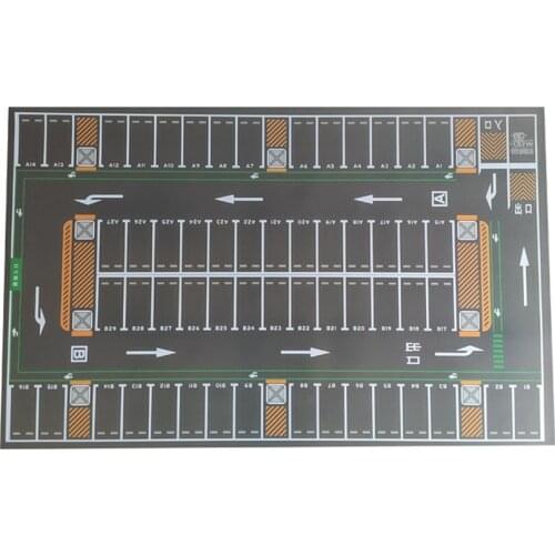 1:64 scale Toy Vehicles Parking lot shooting pad for car model sce Car Model Of Childrens Toy Car Original Authorized Kids Toys