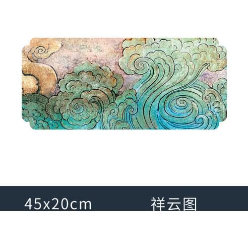 Chinese style sheepskin velvet tea towel Zen tea cloth absorbent tea pot tea mat Kung Fu tea set spare parts 20*45cm