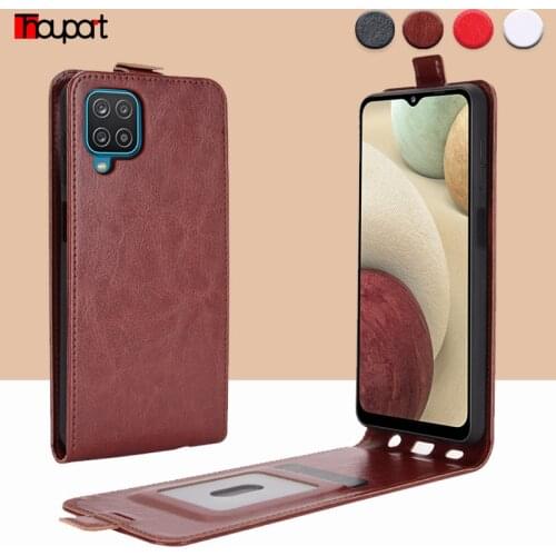 Leather Case For Samsung Galaxy A02S A32 A42 A52 A72 5G 2021 Cases Silicone + Vertical Flip Cover For Samsung A12 Case A22 4G