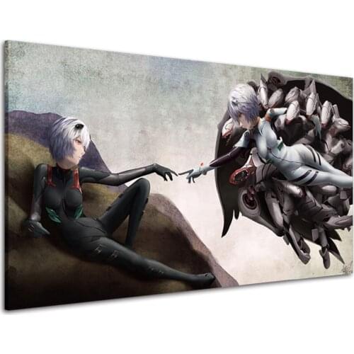 Evangelion Wall Art Modular Pictures Canvas Printed Animation Role Home Decor Posters Painting Living Room Frame Artworks