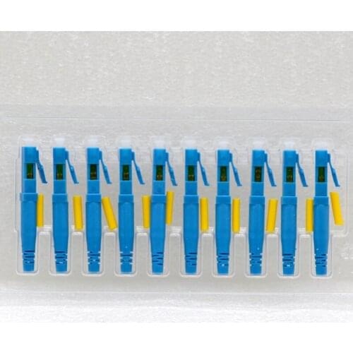 GONGFENG 100pcs New LC/UPC Round Cable Rapid Optical Fiber Fast Connector LC indoor Quick Cold Splice Free shipping to Russia