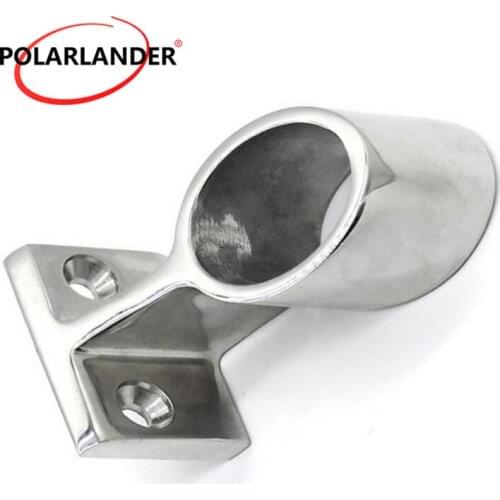 1 PCs Stainless Steel Railing Support Light Bracket Hand Rail Stanchion 7/8" 22mm Hardware for Marine Boat Yacht