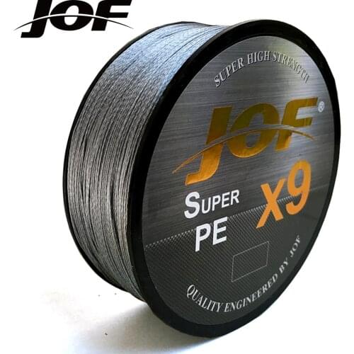 JOF 12/9 Strands Braided Fishing Line Multifilament Fishing Line for Carp Fishing 300M 500M Fishing Tackle