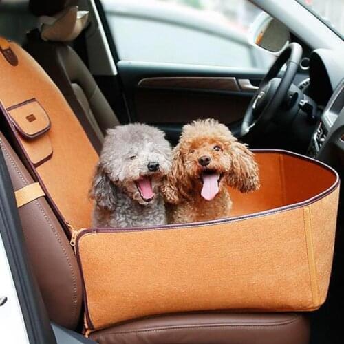 Retro Dog Car Seat Dog Travel Hammock Transporter Guard Dog Car Seat Dogs Basket For Small Medium Dogs In The Car