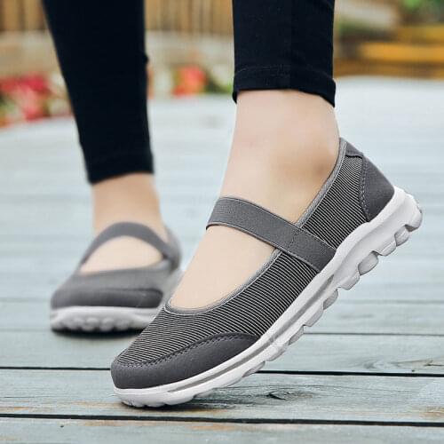 Woman Summer Wedge Comfortable Sandals Ladies Slip on Flat Stretch Fabric Women Sneakers