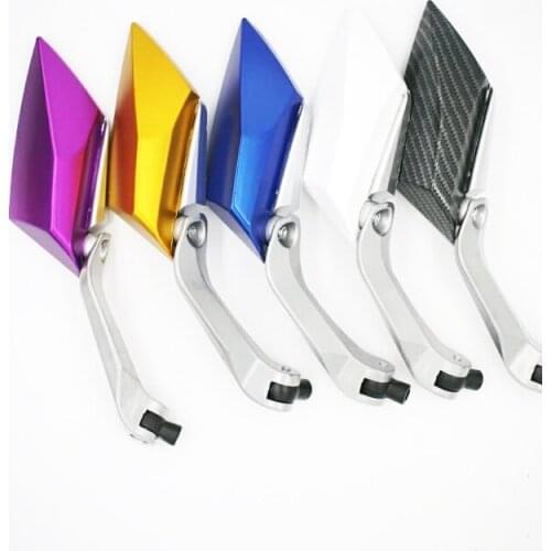 Universal Scooter Rearview Mirrors with Adapter Screws Motorbike Retro Mirrors Motorcycle Accessories Moto Motor Mirror 8mm/10mm