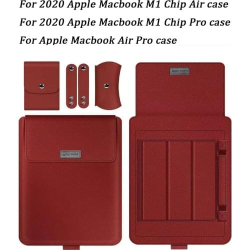 2021 New PU Sleeve bag For Macbook Air13 A2337 A2179 2020 A2338 M1 Chip Pro 13 13.3 inch New Touch Bar for Mac 13.3 Inch Bag