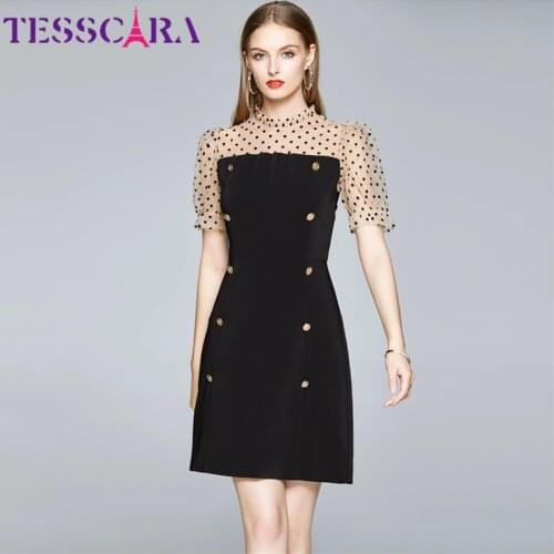 Пышные летние платья TESSCARA China At AliExpress