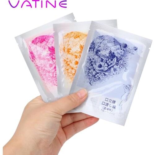 VATINE Ultra Thin Sex Toys for Couples Adult Games Erotic Oral Sex Film Fruit Taste Sex Products SM Products