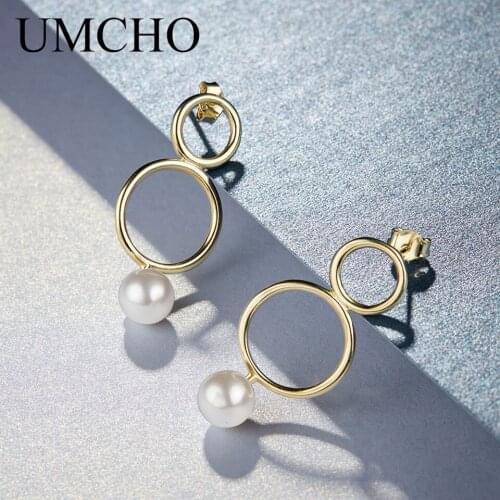 Серьги с жемчугом Umcho China At AliExpress