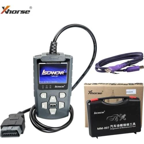 Xhorse Iscancar MM007 Key Machine Tool VVDI MM 007 Support Offline Refresh ForAudi/Skoda/Seat & MQB Mileage Correction