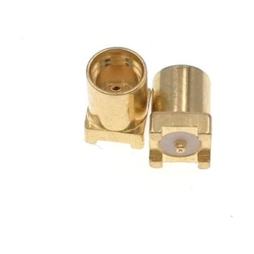 10pcs MMCX Female PCB Short Foot Patch Seat RF Coaxial Connector Adapter