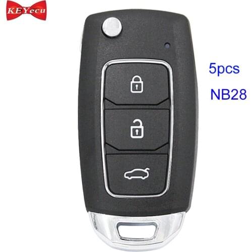 5pcs KEYDIY NB28 Remote Control Key NB-Series for KD-X2 KD900 KD900+ URG200
