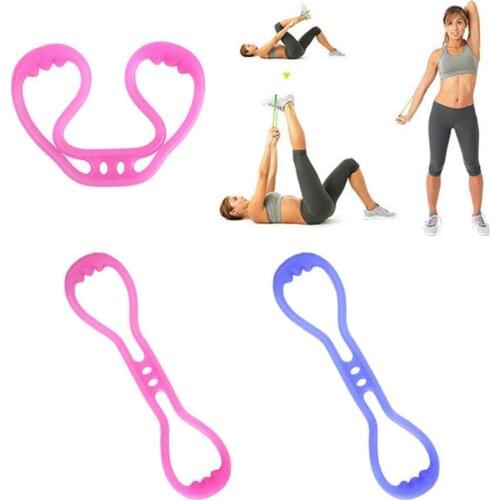 8-Shape Elastic Tension Rope Fitness Exercise Yoga Stretching Resistance Band resistance band