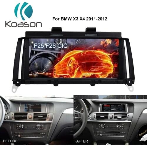 Koason PX6 2G+32G Android 8.1 8.8" IPS screen car Multimedia Player for BMW X3 F25 2011,2012 Original CIC System GPS Navigation