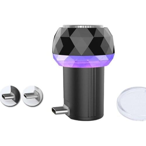 G32B Mini Portable Mobile Phone Razor Men Electric Shaver UV Disinfection Safe Shaving Device for An-droid USB Type-c