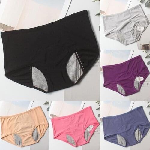 Leak Proof Menstrual Panties Physiological Women Menstrual Panties Underwear Period Cotton Waterproof Briefs Dropshipping