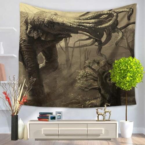 Indian Wall Decor Tapestry Bohemian Elephant Beach Hippie Blanket Towel Boho Hanging Carpet for Bedroom Mandara Beach towel 200