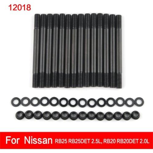 For 202-4301 Cylinder Head Stud Kit For Nissan RB25 RB25DET 2.5L, RB20 RB20DET 2.0L (12018)