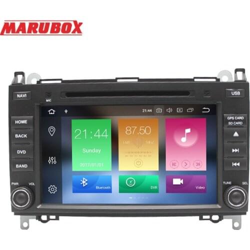 MARUBOX Head Unit 2 Din Android 10 4GB RAM For Mercedes-benz B200 Vito GPS Navi Stereo Radio Car DVD Multimedia Player 8A906PX5