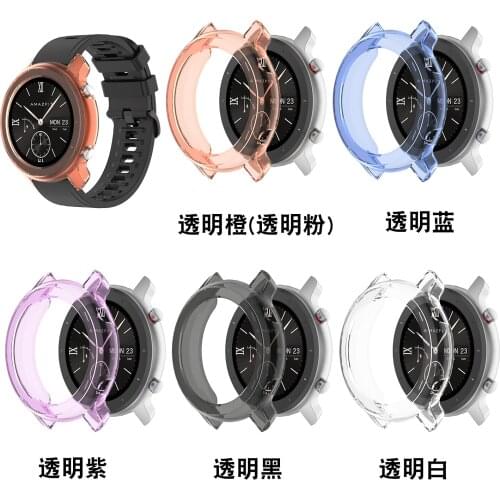 Soft TPU Cover For Amazfit GTR Protective Case Shell For Xiaomi Huami Amazfit GTR 47mm 42mm Smartwatch Cases Protector Sleeve