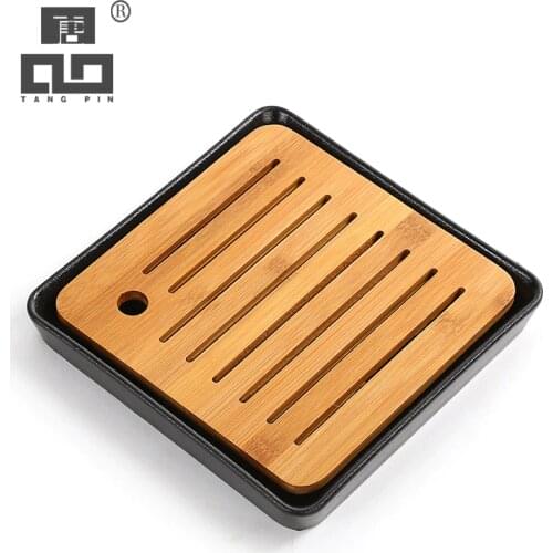 TANGPIN natural and ceramic tea trays tea board kung fu serving tray table kitchen accessories