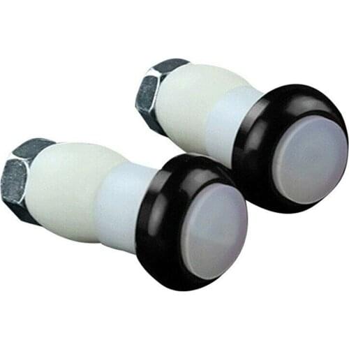 Newly 1 Pair Safety Cycling Bike Turn Signal Handle Bar End Plug LED Red Light Lamp Magnetic Handle Light