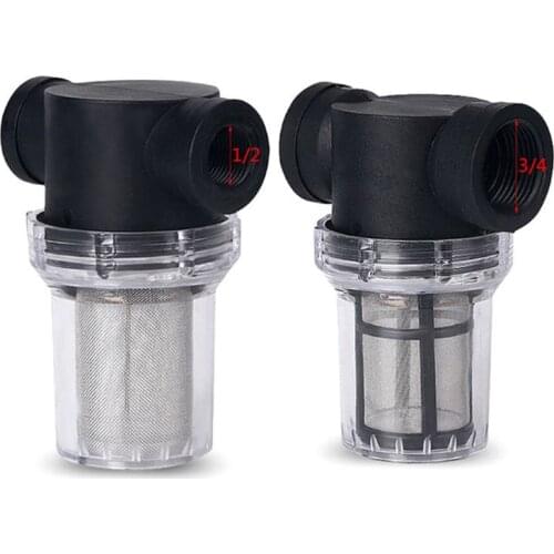 New 1/2' 3/4'Irrigation Universal Filter Water Pump Purification Garden Pipeline