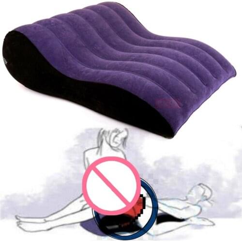 Body Sex Aid Wedge Sofa Pillow Sex Game Inflatable Love Positions Support Cushion Aid Furniture Recliner Couple Loves Game Toys