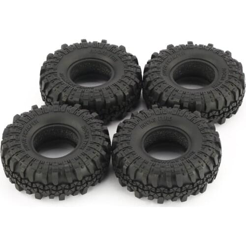 4Pcs AUSTAR AX-4020 110mm 1.9 Inch 1/10 Rock Crawler Tires for D90 SCX10 AXIAL RC4WD TF2 RC Car