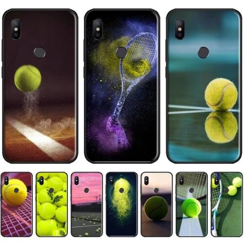 Stylish tennis Phone Case For Xiaomi Redmi 7 9t 9se k20 mi8 max3 lite 9 note 8 9s 10 pro Soft Silicone Shell Cover Funda