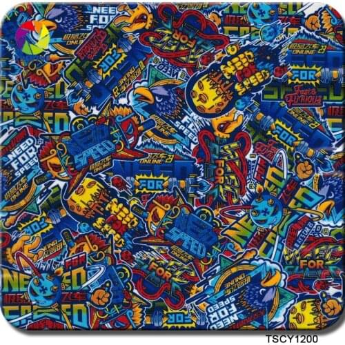 TSAUTOP Size 0.5m x 20m hydrographic dipping and water transfer printing film Hydro Dipping Film Manufacturer WDF1200