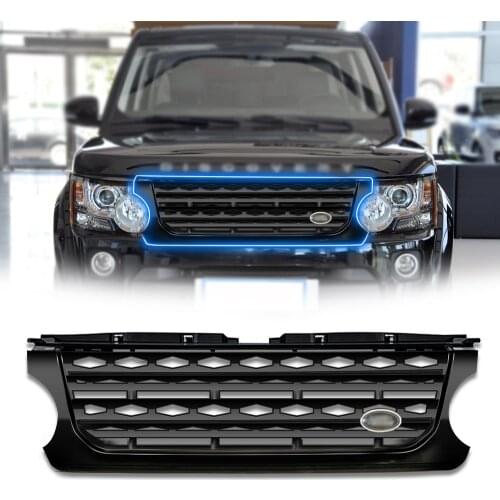 High quality Tuning upgrade Facelift style Grill ABS Front Grille Fit for Land Rover Discovery 4 Earlier model 2010-2014 year